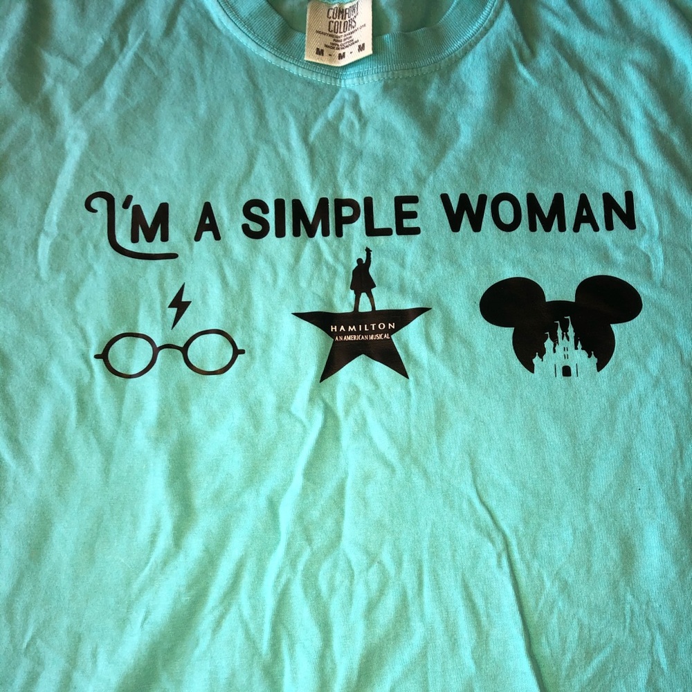 “Simple Woman” Comfort Colors Tee